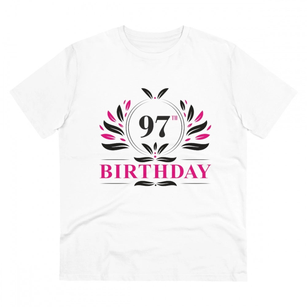 Men's PC Cotton 97th Birthday Printed T Shirt