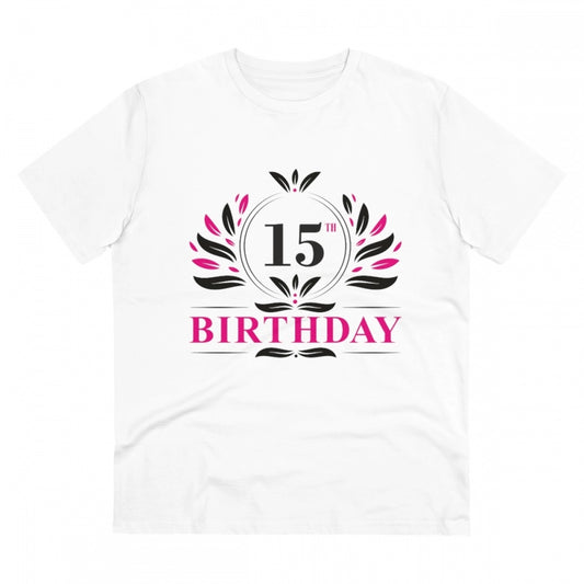 Men's PC Cotton 15th Birthday Printed T Shirt