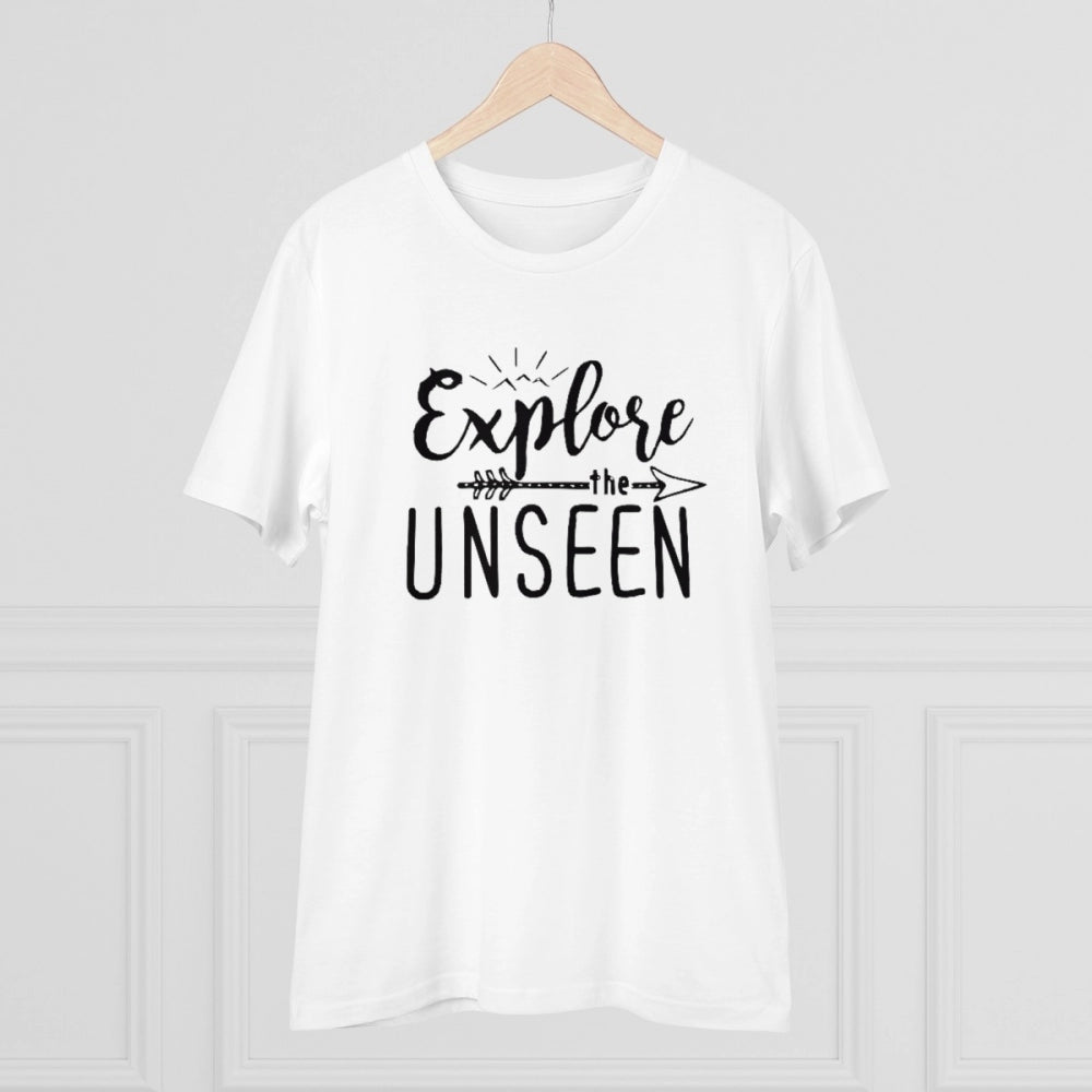 Men's PC Cotton Explore The Unseen Printed T Shirt