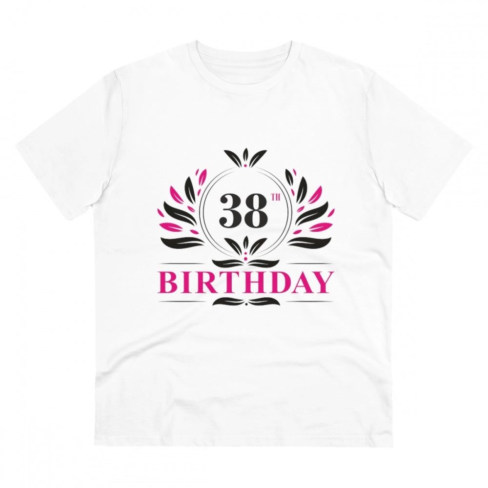 Men's PC Cotton 38th Birthday Printed T Shirt