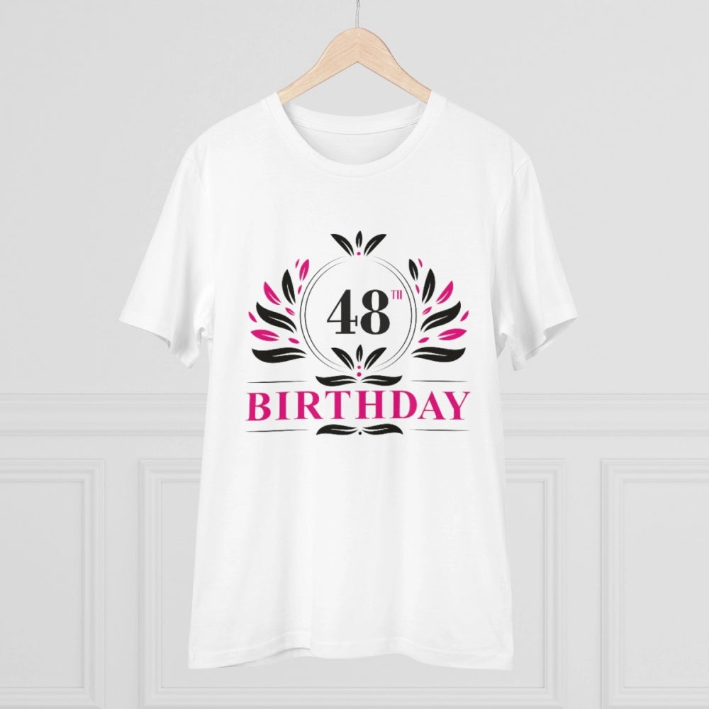 Men's PC Cotton 48th Birthday Printed T Shirt