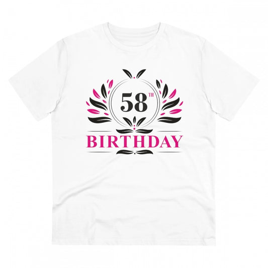 Men's PC Cotton 58th Birthday Printed T Shirt