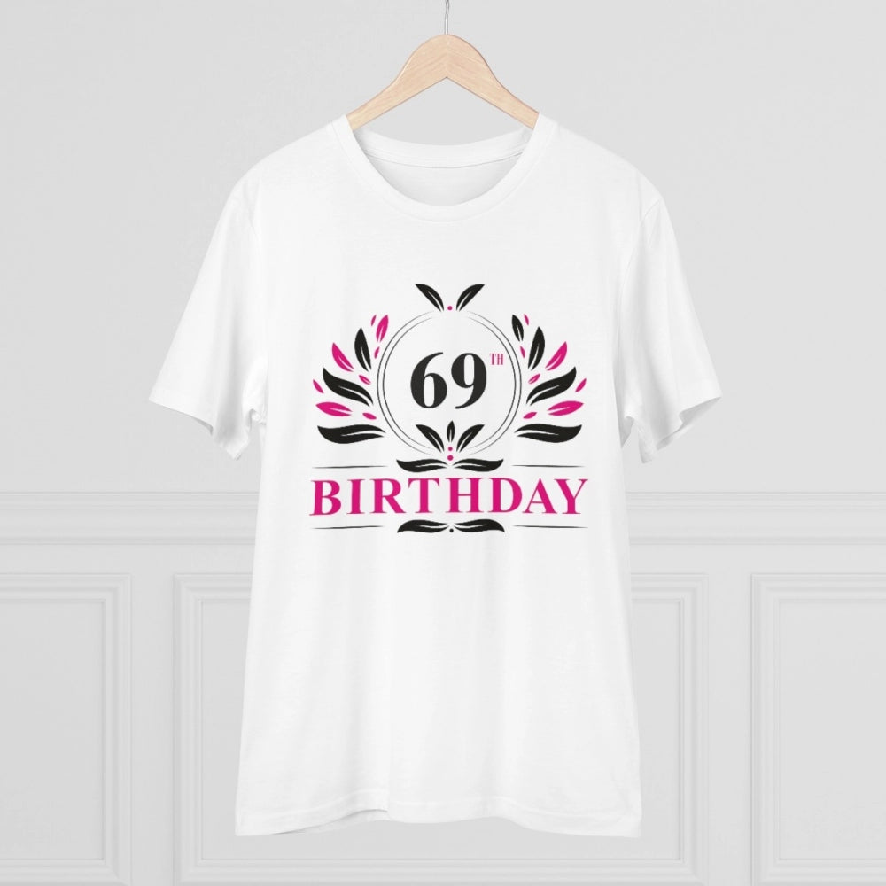 Men's PC Cotton 69th Birthday Printed T Shirt