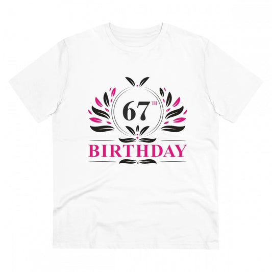 Men's PC Cotton 67th Birthday Printed T Shirt
