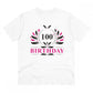 Men's PC Cotton 100th Birthday Printed T Shirt