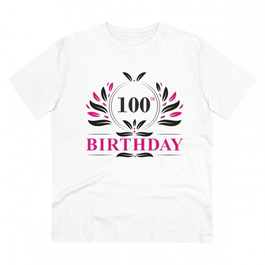 Men's PC Cotton 100th Birthday Printed T Shirt