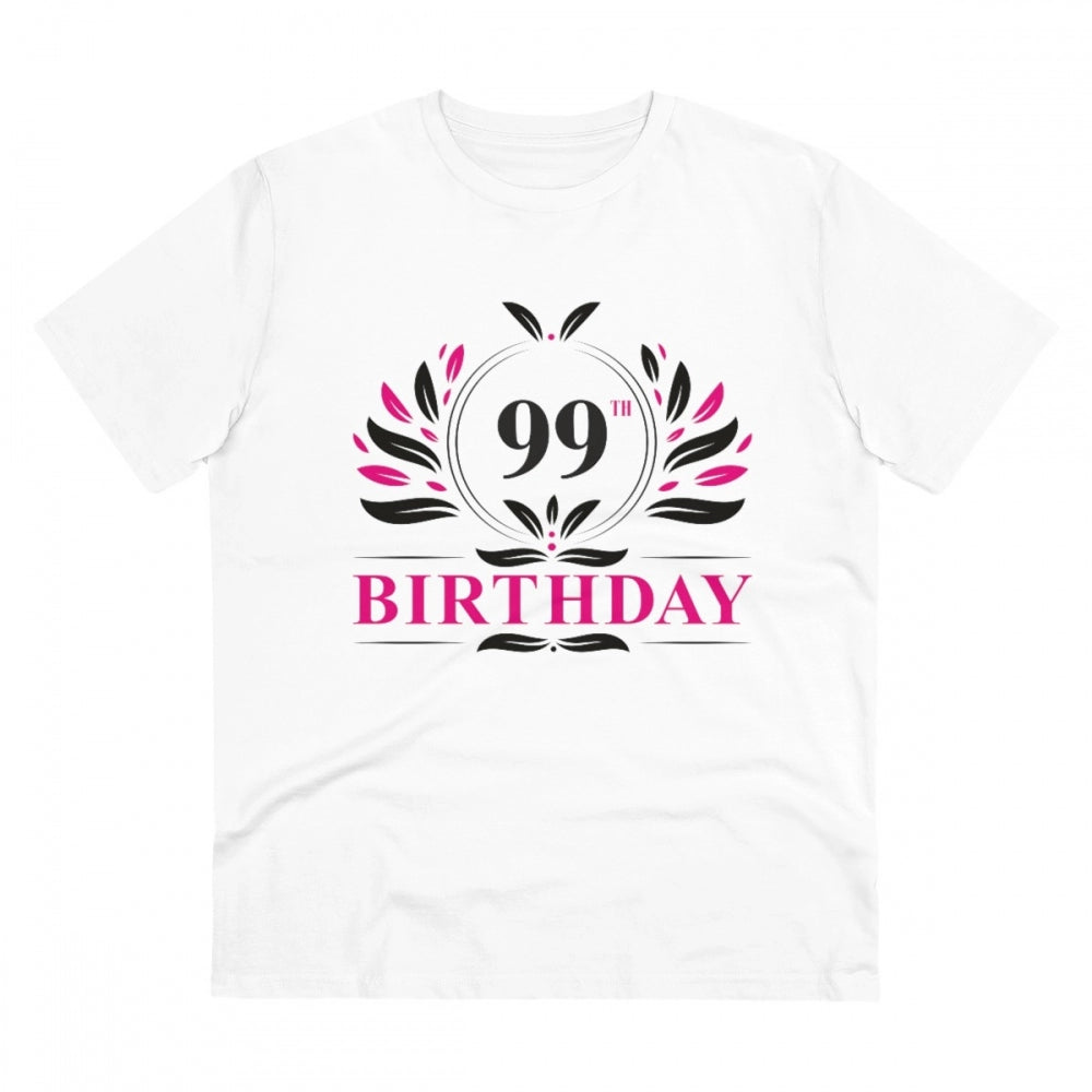Men's PC Cotton 99th Birthday Printed T Shirt