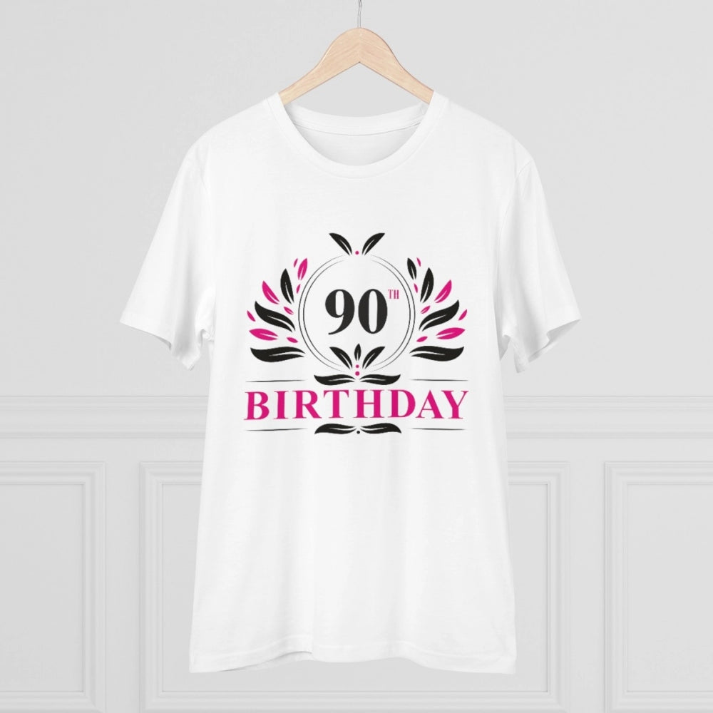 Men's PC Cotton 90th Birthday Printed T Shirt