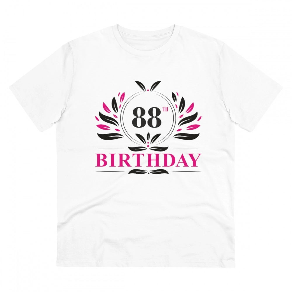 Men's PC Cotton 88th Birthday Printed T Shirt