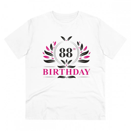 Men's PC Cotton 88th Birthday Printed T Shirt