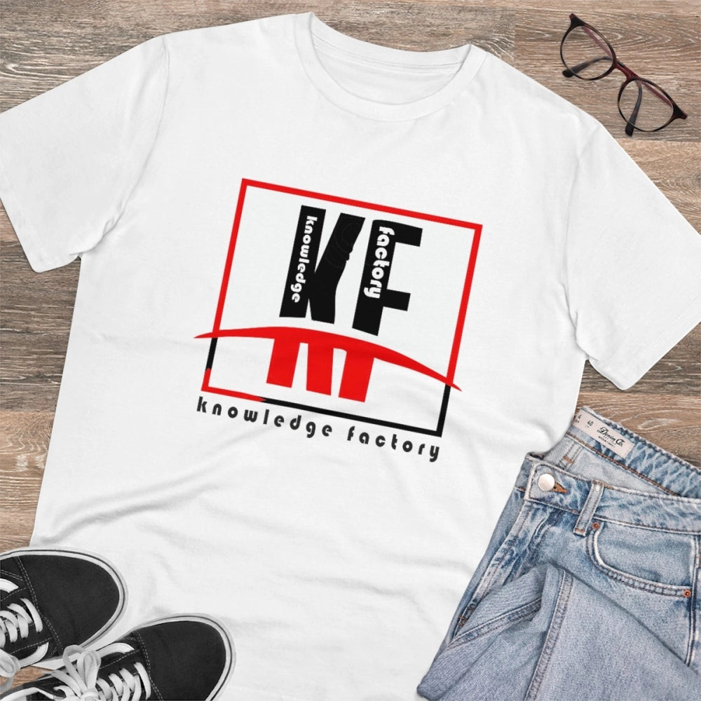 Men's PC Cotton Knowledge Factory Printed T Shirt