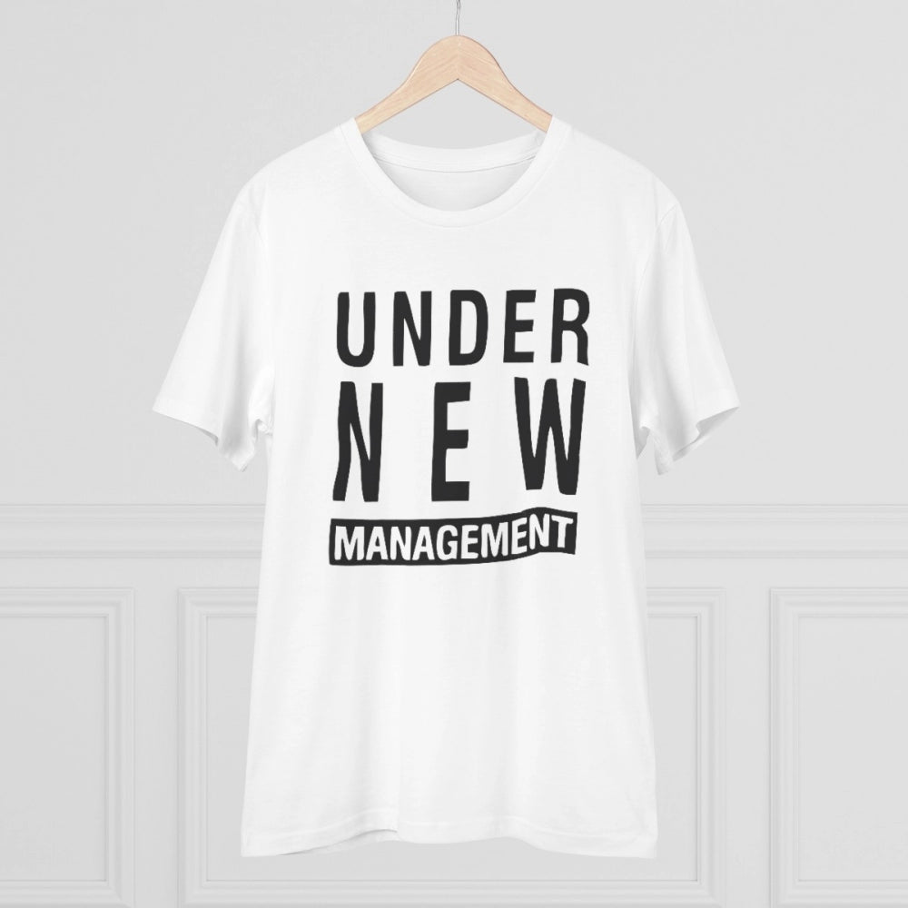 Men's PC Cotton Under New Management Desing Printed T Shirt