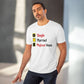 Men's PC Cotton Single Married Majbur Printed T Shirt
