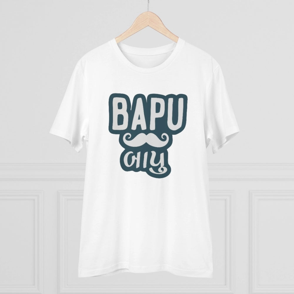 Men's PC Cotton Baapu Printed T Shirt