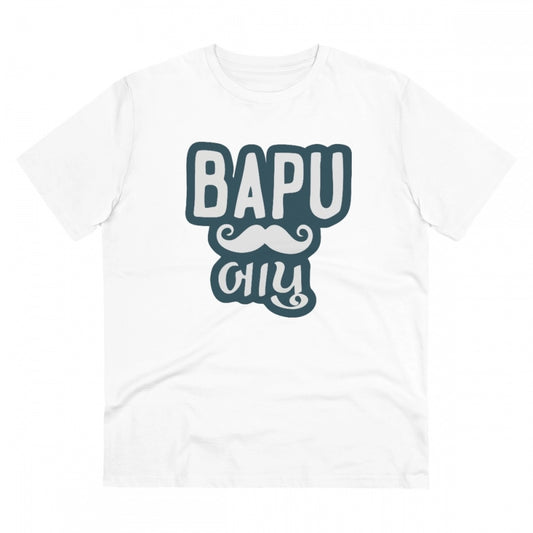 Men's PC Cotton Baapu Printed T Shirt
