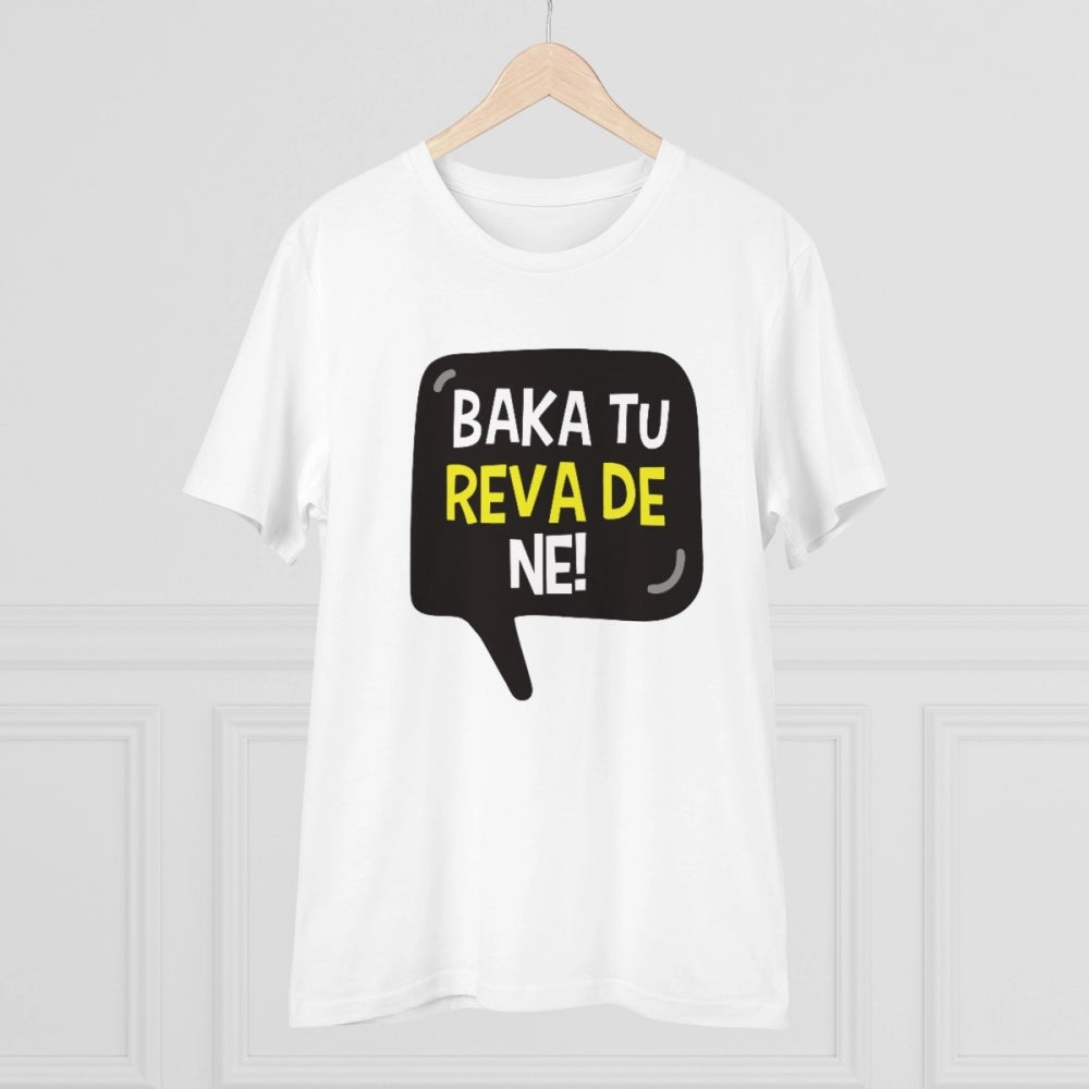 Men's PC Cotton Baka Tu Reva De Printed T Shirt