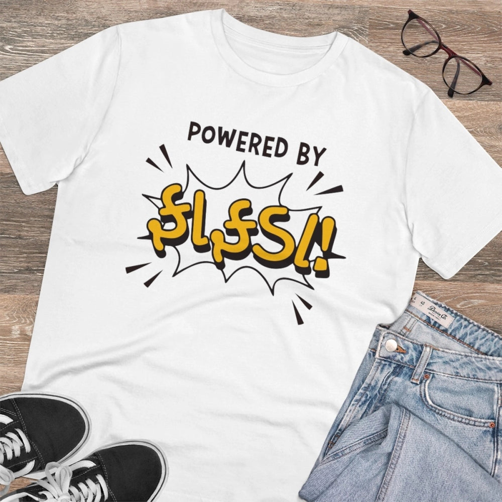 Men's PC Cotton Powered Bt Fafda Printed T Shirt