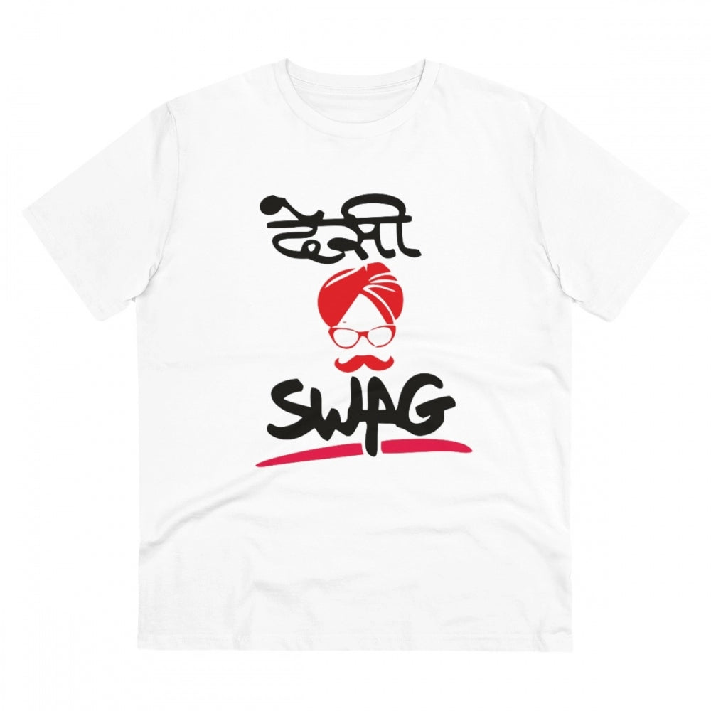 Men's PC Cotton Desi Swag Printed T Shirt