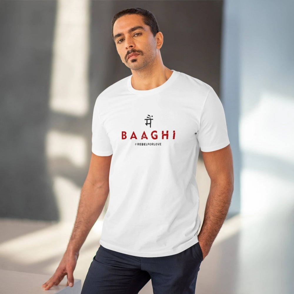 Men's PC Cotton Me Bhaghi Printed T Shirt