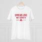 Men's PC Cotton Spread Love Not Covid 19 Printed T Shirt