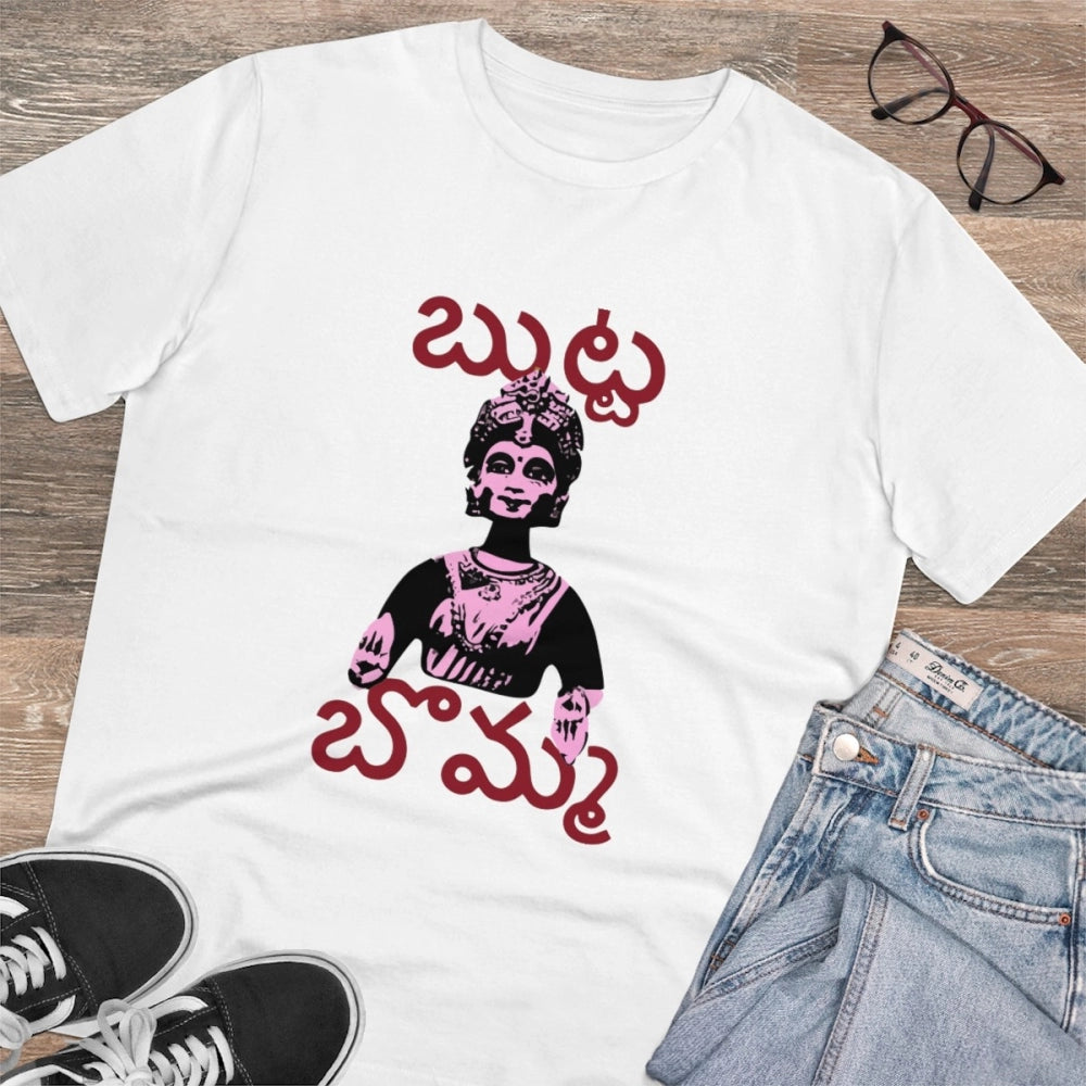 Men's PC Cotton Telugu Desing Printed T Shirt