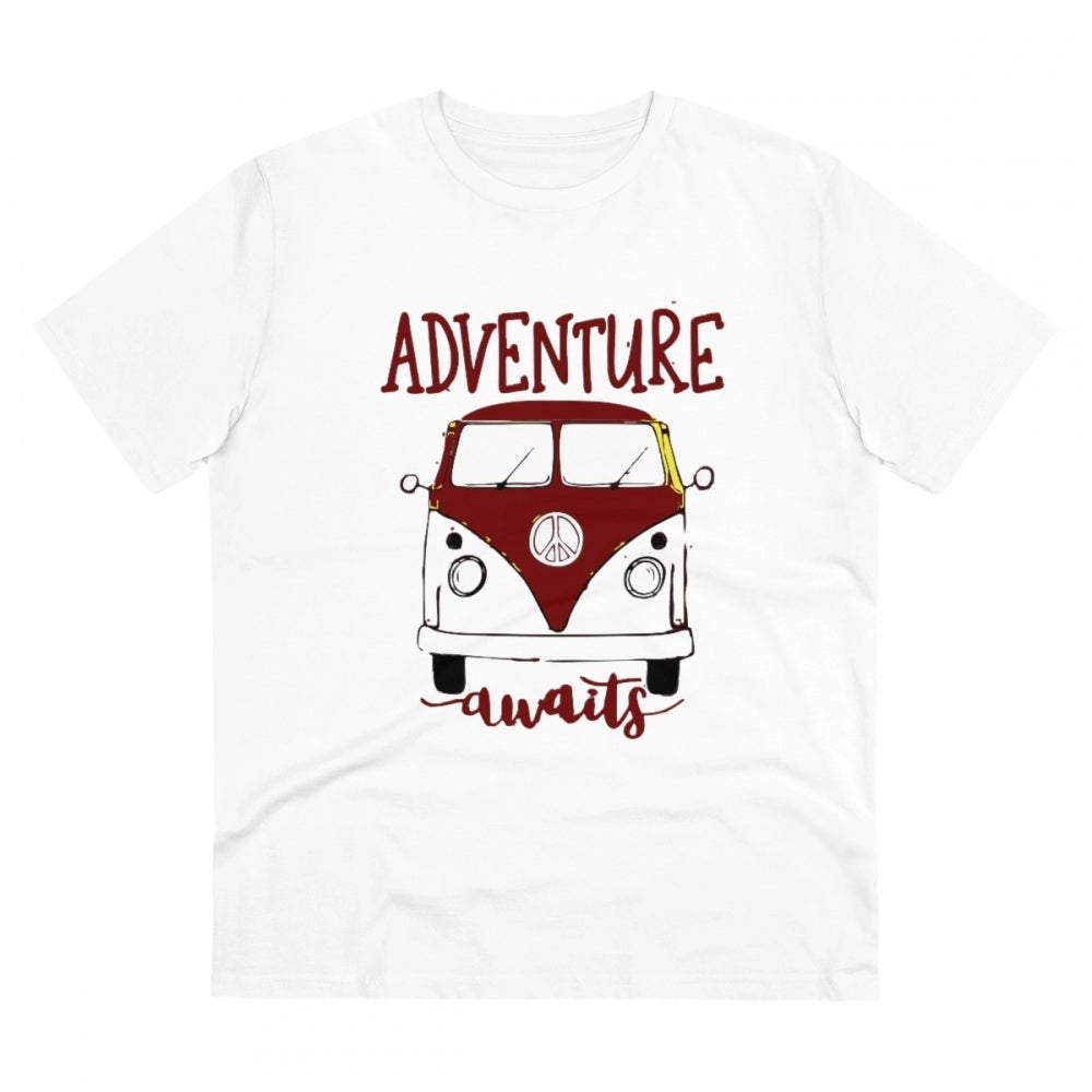 Men's PC Cotton Explore The Unseen Printed T Shirt