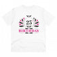 Men's PC Cotton 25th Birthday Printed T Shirt