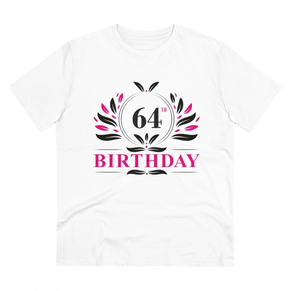 Men's PC Cotton 64th Birthday Printed T Shirt