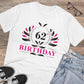 Men's PC Cotton 62nd Birthday Printed T Shirt