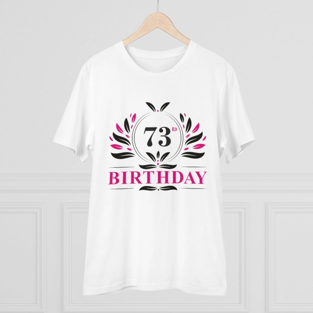 Men's PC Cotton 73rd Birthday Printed T Shirt