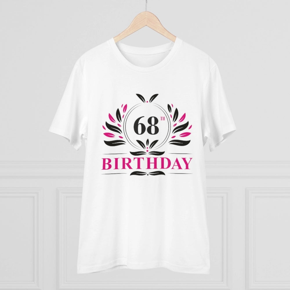 Men's PC Cotton 68th Birthday Printed T Shirt