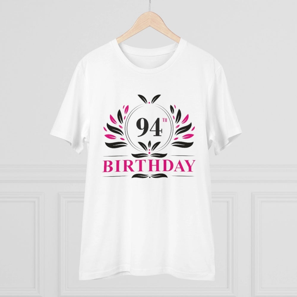 Men's PC Cotton 94th Birthday Printed T Shirt