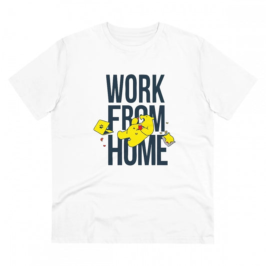 Men's PC Cotton Work From Home Desing Printed T Shirt