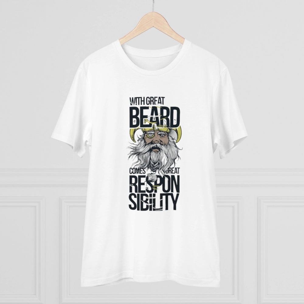 Men's PC Cotton With Great Beard Comes Printed T Shirt