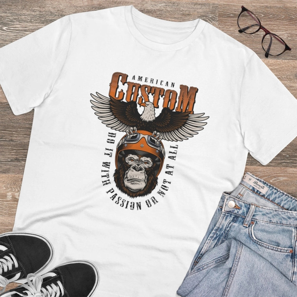 Men's PC Cotton Gorila Desing Printed T Shirt