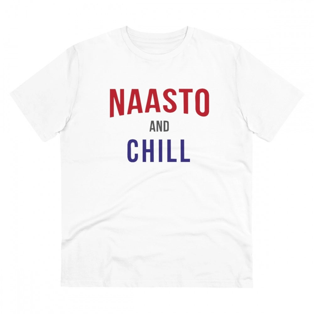 Men's PC Cotton Nasto And Chill Printed T Shirt
