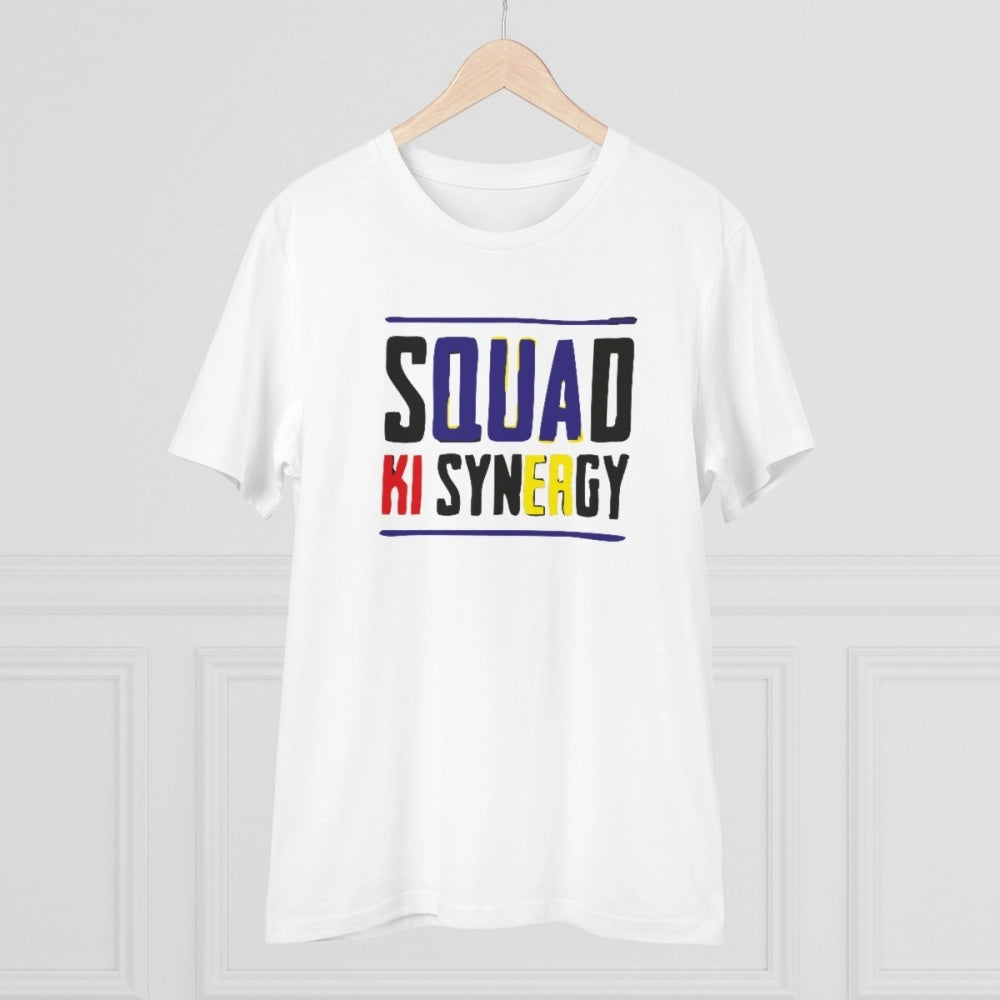 Men's PC Cotton Squed Ki Syneagy Printed T Shirt