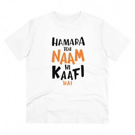 Men's PC Cotton Hamara To Name Hi Kaafi Hai Printed T Shirt
