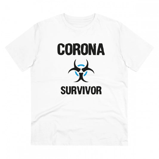 Men's PC Cotton Corona Survivor Printed T Shirt