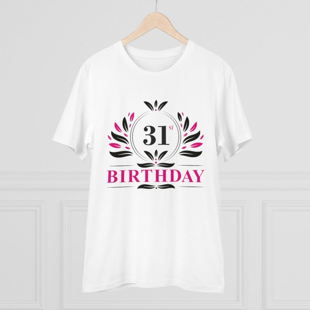 Men's PC Cotton 31st Birthday Printed T Shirt