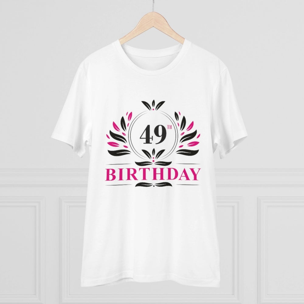 Men's PC Cotton 49th Birthday Printed T Shirt