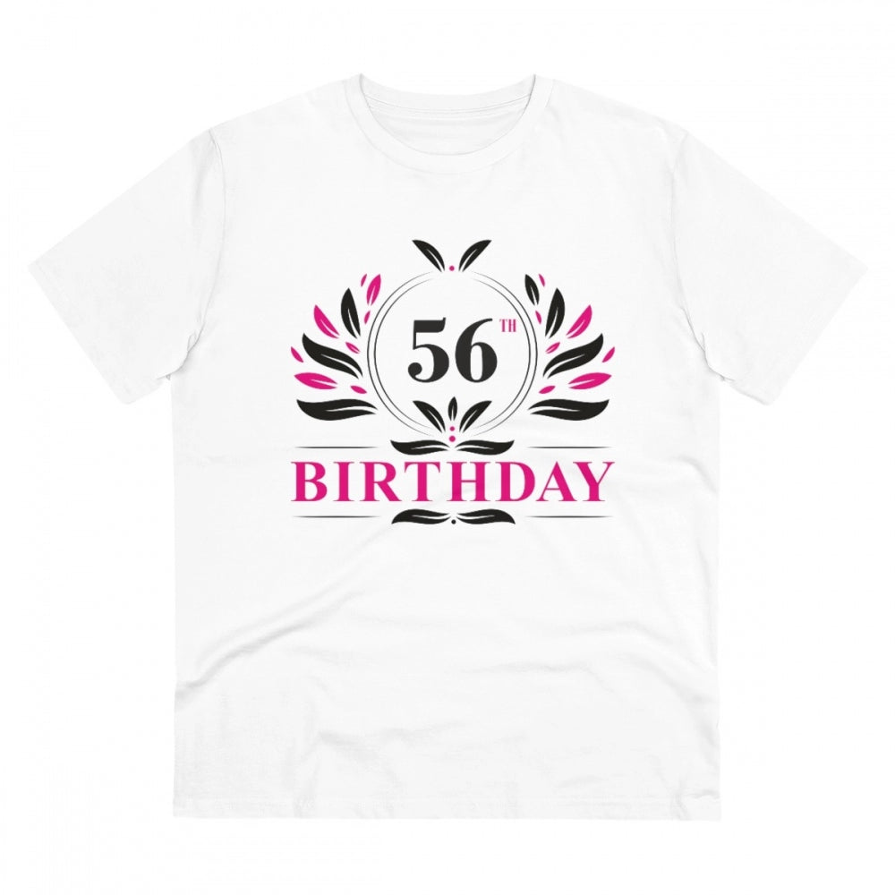 Men's PC Cotton 56th Birthday Printed T Shirt