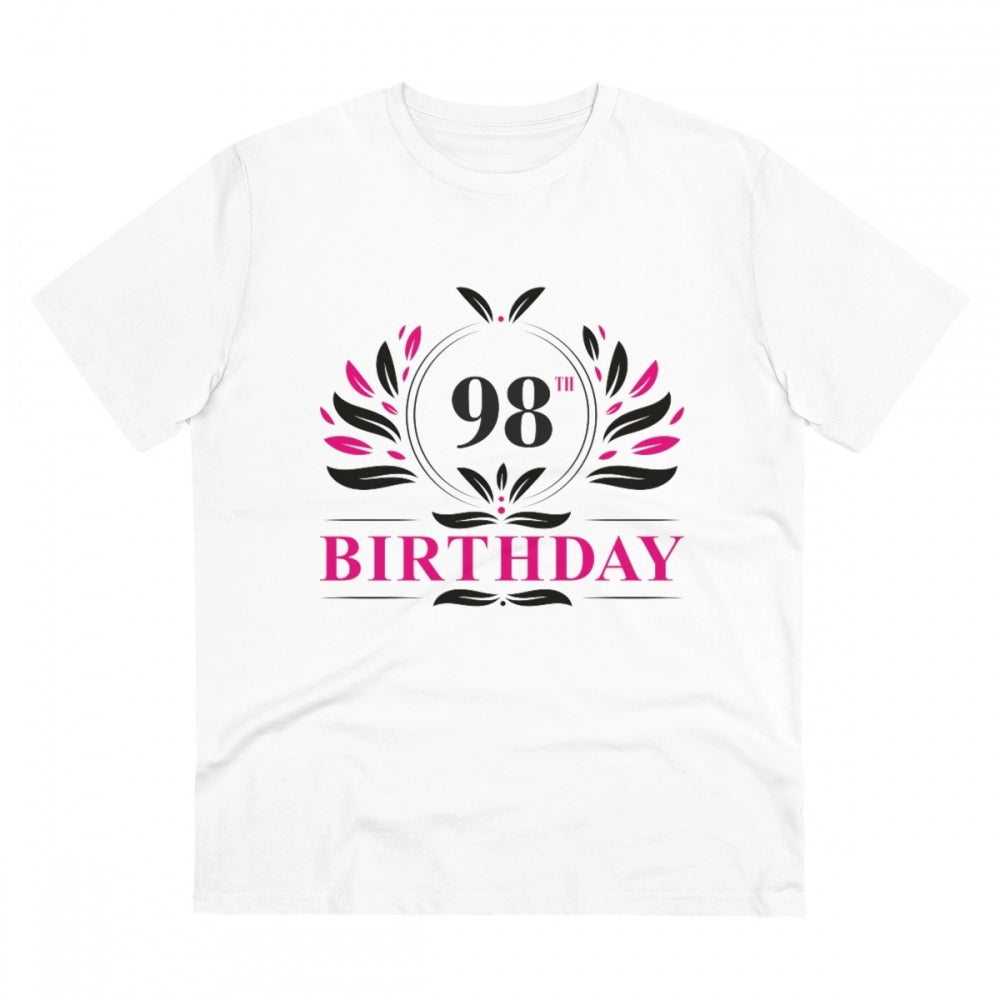 Men's PC Cotton 98th Birthday Printed T Shirt