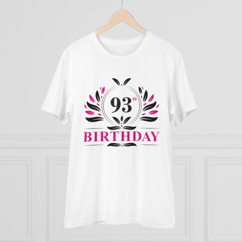 Men's PC Cotton 93rd Birthday Printed T Shirt