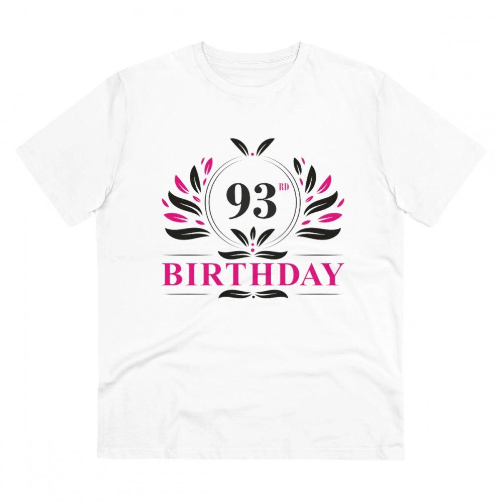 Men's PC Cotton 93rd Birthday Printed T Shirt