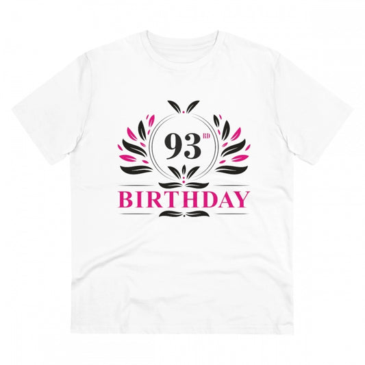 Men's PC Cotton 93rd Birthday Printed T Shirt