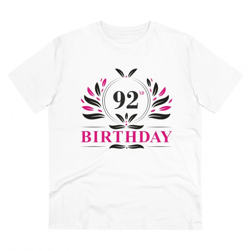 Men's PC Cotton 92nd Birthday Printed T Shirt