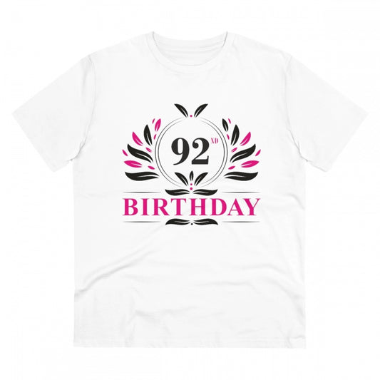 Men's PC Cotton 92nd Birthday Printed T Shirt