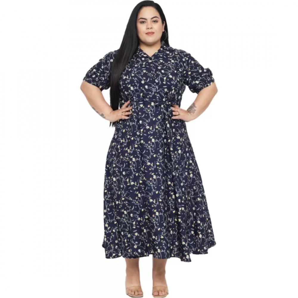 Gorgeous Fit And Flare Blue Dress