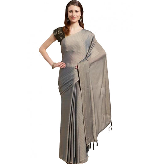 Fashionable Cotton Silk Saree With Blouse piece